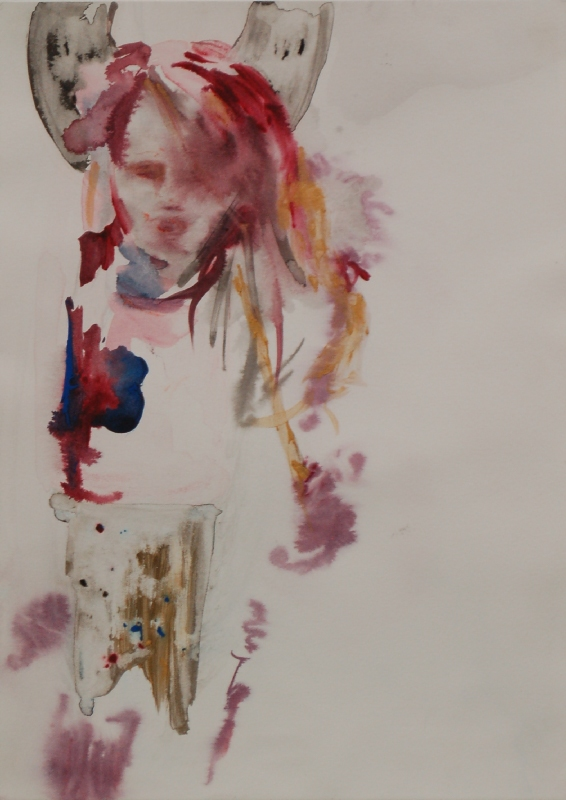Rubber Halo painting by Yvonne Nevard