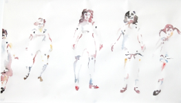 painting titled Target by artist Yvonne Nevard