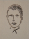 Monoprint titled After Munch 2 by artist Yvonne Nevard