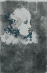 monoprint 'Cloud Nine' by artist Yvonne Nevard