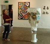 painting titled 'Seven Acts of Mercy' by artist Yvonne Nevard