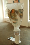 painting titled 'Seven Acts of Mercy' by artist Yvonne Nevard