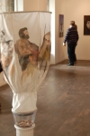 painting titled 'Seven Acts of Mercy' by artist Yvonne Nevard