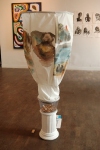 painting titled 'Seven Acts of Mercy' by artist Yvonne Nevard