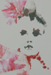 monoprint 'Decorated' by artist Yvonne Nevard
