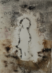 monoprint 'Shadow Land (001)' by artist Yvonne Nevard