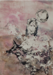 monoprint 'Shadow Land (004)' by artist Yvonne Nevard