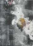 monoprint 'Shadow Land (005)' by artist Yvonne Nevard