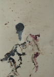 monoprint 'Shadow Land (006)' by artist Yvonne Nevard