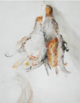 painting titled Stereoscopic Partridge by artist Yvonne Nevard