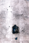 monoprint 'Pandoras Box' by artist Yvonne Nevard